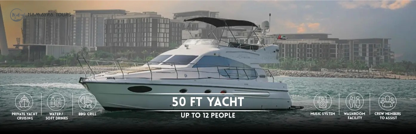 Dubai 50 Ft Yacht _ Up to 12 People