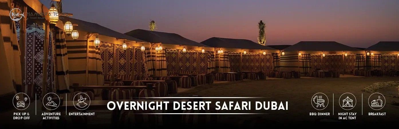 Dubai Desert Safari with Night Stay in AC Tent