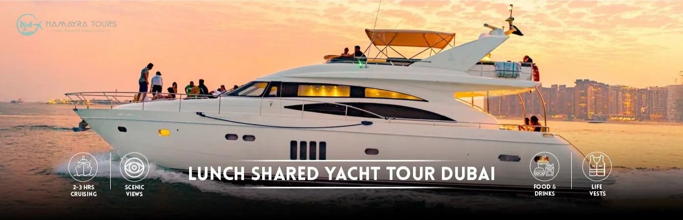 Best Dubai Lunch Shared Yacht Tour