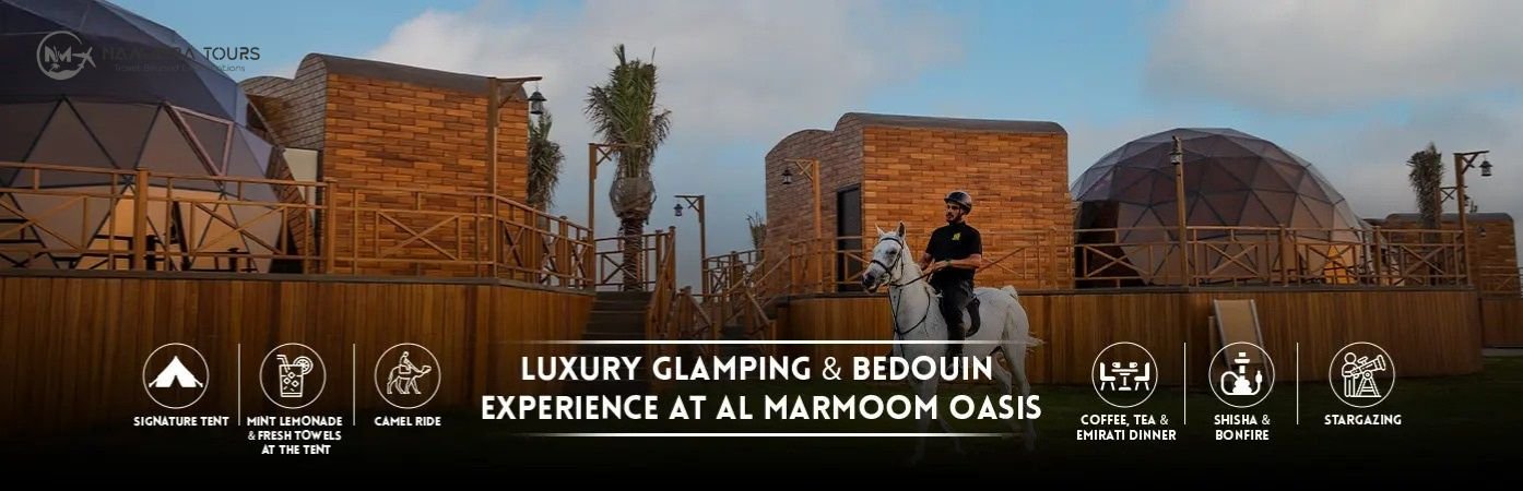 Dubai Luxury Glamping & Bedouin Experience at Al Marmoom Oasis