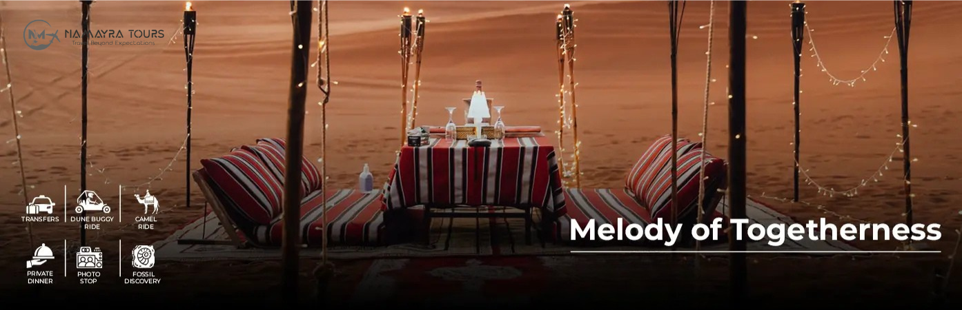 Dubai Melody of Togetherness – Romantic Dinner in the Desert