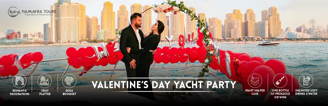 Dubai Valentine’s Day Yacht Party